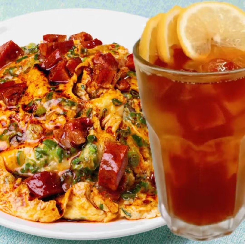 【强推】葱香叉烧滑蛋饭+饮品